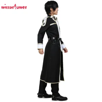Erkek Anime Cosplay Kostüm üniforma takım elbise ceket pantolon kemer içerir