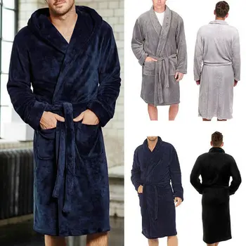 Erkek bornoz ve Kimono bornoz bornoz bornoz bornoz kaplıca pijama uzun pijama