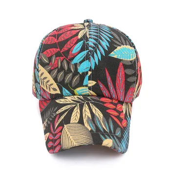Erkekler Akçaağaç Yaprağı baskı Sokak giyim Beyzbol Kapaklar spor Rahat güneş şapkası Snapback dört mevsim kap kadınlar için