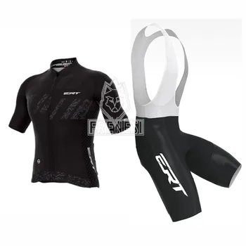 ERT Bisiklet Jersey Seti erkek Pro Team bisikletçi giysisi Yaz Gömlek Jel Ped Önlük Şort MTB Bisiklet Kiti Ciclismo Maillot Üniforma