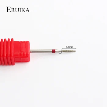 ERUIKA 1 PC Elmas F Boyutu Bur Tırnak Matkap Ucu Elektrikli Değirmenleri tırnak makası Manikür Makinesi Parlatma İçin Tırnak Ve Pedikür