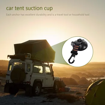 Ev açık seyahat taşınabilir vantuz 360 derece döner dağcılık toka araba çadırı vantuz