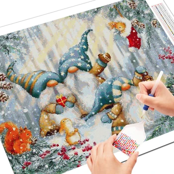 EverShine 5D Elmas Nakış Noel Baba Tam Kare Elmas Boyama Karikatür Yeni Varış Mozaik Kış El Sanatları Hobi
