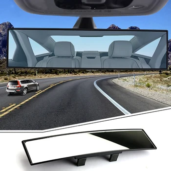 Evrensel HD Araba İç dikiz aynası Panoramik parlama Önleyici Geniş açılı Yüzey Mavi Otomatik Dikiz Bebek Aynaları Aksesuarları
