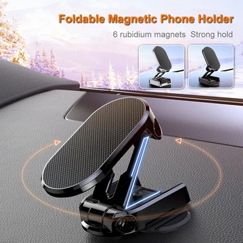 Evrensel manyetik araç telefonu tutucu 360 derece Ayarlanabilir Top Araba telefon standı tablet tutacağı Desteği Oto İç Aksesuarları