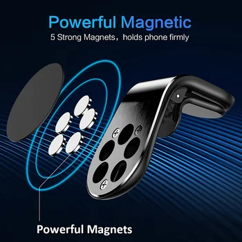 Evrensel manyetik araç telefonu tutucu Standı Hava Firar Cep Cep Telefonu Araç Tutucu Samsung S10 S9 S8 not 10 9 8 A50 A70 A40 A5