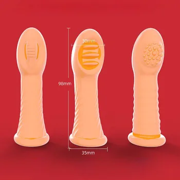 EXVOID Silikon Vibratör Parmak Kol Seks Oyuncakları Kadın Erkek Masturbator Parmak Kapak G Noktası Masaj Klitoris Teşvik