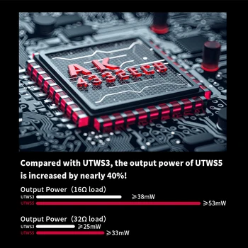 FiiO UTWS5 Gerçek kablosuz bluetooth 5.2 Kulaklık Adaptörü Alıcı DAC AMP amplifikatör QCC5141 AK4332 çip MMCX / 0.78 mm Aptx