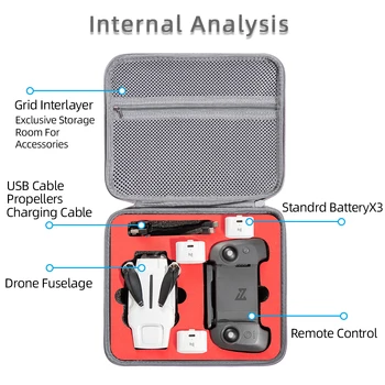 FIMI X8 MİNİ Taşıma Çantası saklama kutusu Taşınabilir basit omuz çantası Çizilmeye Dayanıklı Anti Şok Kutusu X8 MİNİ Drone Aksesuarları