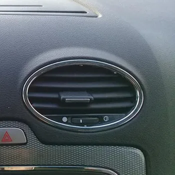 Ford Focus 2 için MK2 2005-2016 Araba Aksesuarları Çıkış Dekoratif Çerçeve Otomatik Klima Havalandırma Trim Sticker