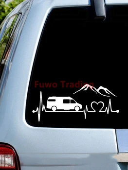 Fuwo Ticaret Araba Sticker Yaratıcılık Sprinter karavan Çıkartması Araba Sticker Su Geçirmez Otomatik Dekorları Araba gövde koruyucu Arka Cam PVC