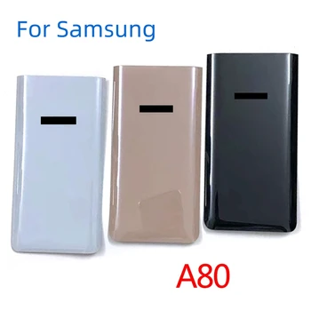 Galaxy A80 arka Pil Kapağı telefon kılıfı Cam Arka Konut Kapak samsung için yedek A 80 A805 SM-A8050 arka kapak