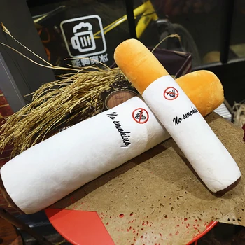 Gerçekçi Sigara Yumuşak Dolması peluş oyuncaklar Yastık Bebek kanepe yastığı Çocuk Erkek Doğum Günü Tatil Hediyeler