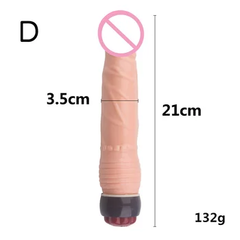 Gerçekçi Titreşim Yapay Penis Yapay Penis Vantuz Vibratör Vajina Mastürbasyon Büyük Dildos Yetişkin Lezbiyen Seks Oyuncakları Kadın İçin