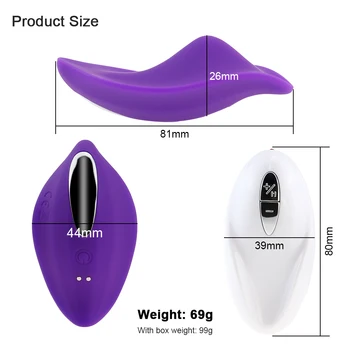 Giyilebilir Külot Vibratör Kablosuz Uzaktan Kumanda Külot Titreşimli Yumurta 12 Titreşim Desen Görünmez Klitoral Seks Oyuncak Kadınlar için