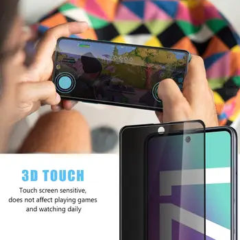Gizlilik Filtresi Temperli Cam Filmi Anti Spy Kalkan Ekran Koruyucu için Samsung Galaxy A71 4G / A71 5G / S10 Lite / Not 10 Lite