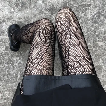 Gotik Kadın Tayt Tayt Aşk Kalp Delikli Örgü Çorap Lolita Dantel Dipli Külotlu Kızlar Seksi Cosplay Çorap