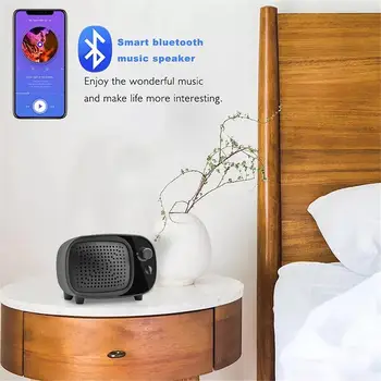Hd 4k 2-in-1 Wifi Ir Gece Görüş Hareket Algılama Wifi Bluetooth uyumlu Hoparlör Kamera Ip İki Kanallı Radyo Kamera