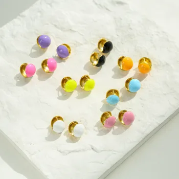 HECHENG, Geometrik Küresel Moda Stil Küpe Kadınlar Takı Düğün Aksesuarları için, Top Renkli küpe toptan