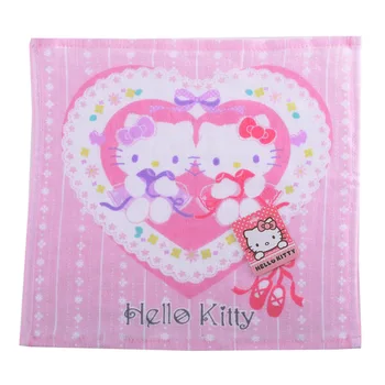 Hello Kitty Pamuk Bebek yetişkin mini havlu sevimli baskı küçük havlu Besleme Havlu Yüz havlu önlükler Çocuk Küçük Mendil