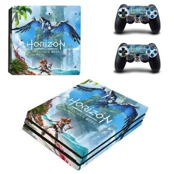 Horizon 2 Yasak Batı PS4 Pro Cilt Sticker Çıkartmaları Kapak PlayStation 4 PS4 Pro Konsol ve Denetleyici Skins Vinil