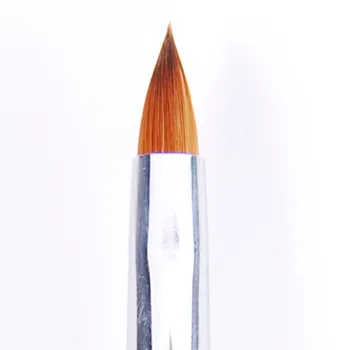 HOTSALE 6 adet / takım 2#/4#/6#/8#/10#12# Kolinsky Sable Fırça Kalem Akrilik Nail Art Builder Fırça Tasarım Akrilik Tırnak Fırçaları Seti
