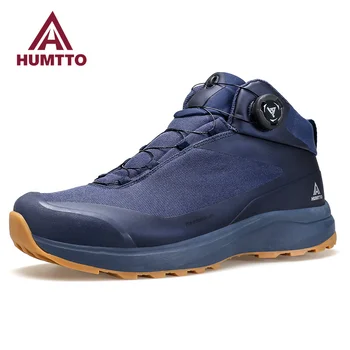 HUMTTO Spor Su Geçirmez yürüyüş botları Kış Lüks tasarım ayakkabı Erkekler için Açık Güvenlik Sneakers Erkek Tırmanma Trekking Erkek