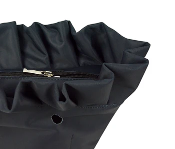 Huntfun yeni Fırfır Plise Katı Kumaş Su Geçirmez İç Astar Eklemek Fermuarlı Cebi Klasik Mini Obag İç Cep O Çanta