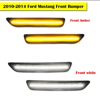 ıJDM Yerine OEM Yan İşaretleyici İşık 1999-2018 Ford Mustang İçin Ön ve Arka Yan İşaretleyici Lambaları / Gümrükleme İşıkları / Park Lambaları