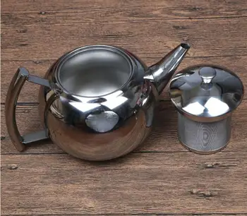 Inox Demlik Filtre ile mini Paslanmaz çelik Demlik çay cezve tutun soğuk su Eğlence kullanımı