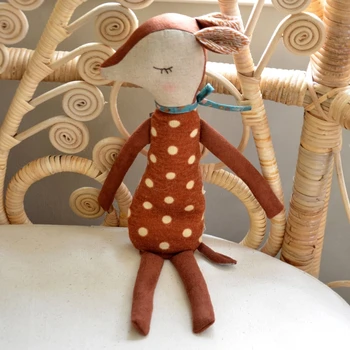 INS Nordic Geyik Dekorasyon Bambi Bebek Odası peluş oyuncak Bebek Yenidoğan Erken Eğitim İnteraktif Çocuk Odası Dekorasyon