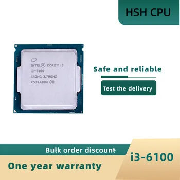 Intel Core i3 - 6100 i3 6100 3.7 GHz Çift Çekirdekli Dört İplik 51W CPU işlemci LGA 1151