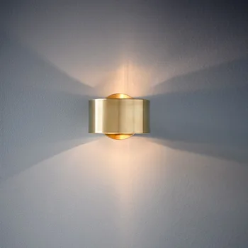 Iskandinav Modern duvar lambası LED iç mekan aydınlatması basit ışık lüks oturma odası yatak odası başucu merdiven koridor dekorasyon lambaları
