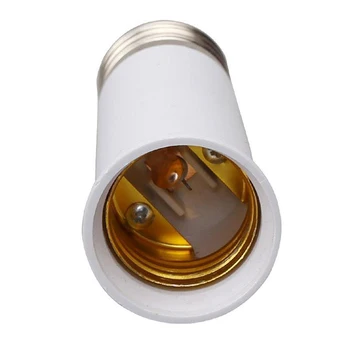 Işık ekran standı E27 Vidalı ampul tabanı genişletici lamba tutucu Dönüştürücü E27 alev geciktirici lamba soket adaptörü ampul