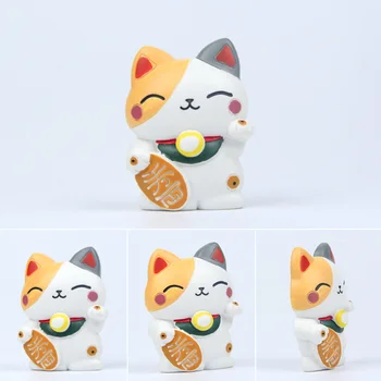 Japon tarzı filiz 3D yaratıcılık Servet Kedi yeni buzdolabı mıknatısı sticker sevimli yavru ev aksesuarları şanslı kedi