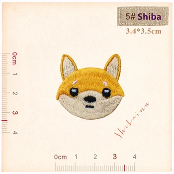 Japonya Sevimli Toshiba Chihuahua Köpek Yama İşlemeli Aplike Dikiş Karikatür Demir On Patch Giyim Konfeksiyon DIY Giyim Aksesuarları