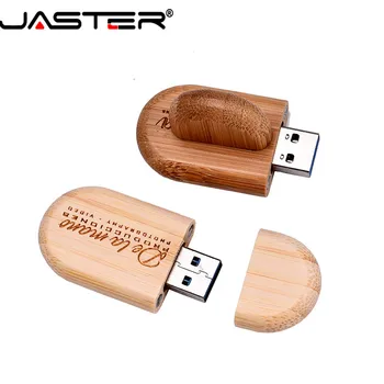 JASTER USB 2.0 yaratıcı hediye ahşap flash sürücü 4GB 64GB 16GB 32GB 64GB kalem harici hafıza kartı ücretsiz hediye ücretsiz LOGO