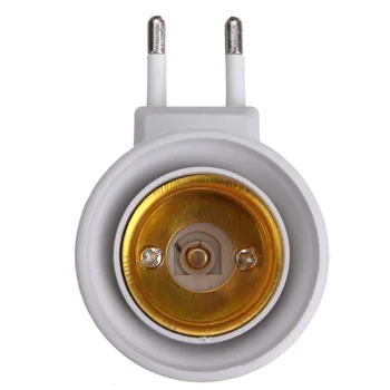 Jiguoor AB / ABD Lamba Tabanı E27 led ışık Erkek Soket Tipi Fiş Adaptörü Dönüştürücü Ampul Lamba Tutucu İle ON/OFF Düğmesi