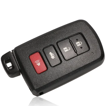 Jingyuqin 2/3/4 Düğmeler Uzaktan Anahtar Shell Kılıf Toyota Avalon Camry için RAV4 Corolla Highlander Akıllı Araba Anahtarı Konut Değiştirme