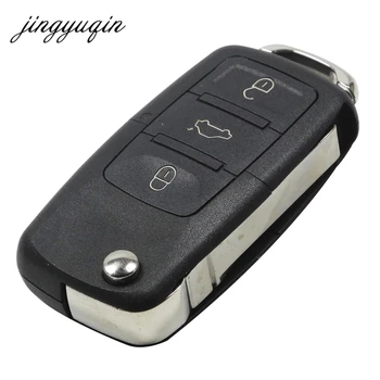 Jingyuqin için 5 adet Araba Uzaktan Anahtar 1J0959753AH 5FA008399-10 VW / VolksWagen Passat Bora Polo Golf Beetle Boş ID48 Çip