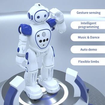 JJRC RC Robot R21 Interlligent Algılama RC Robot CADY WIDA Programlama Hareket Kontrolü Robot Eğlence RC Robot Hediye Çocuklar için