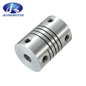 Jkongmotor 3D Yazıcı Esnek Kaplin Çoğaltıcı 5*8*25 T8 Kurşun Vidalı Nema17 motor için Esnek Şaft Alüminyum