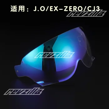 JO EX-ZERO Kask Siperliği Motosiklet Kask Lens Siperliği Kask Gözlük Yarım Kask Retro Kask Lens SHOEI JO/EX-ZERO CJ-3