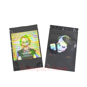 Joker Zip Kilit plastik poşetler Torbalar Çevre Dostu Su Geçirmez Gıda Saklama Paketleme Çantası Şeker Kahve Çekirdekleri 8. 5x13 CM
