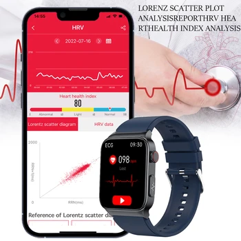 Joywatch ECG + PPG Smart Uhr Blut Glucose Elektrokardiogramm Temperatur Blut Sauerstoff Schlaf Überwachung Sport Smart Uhr