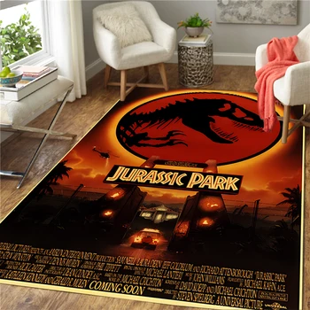 Jurassic park halısı Çocuklar İçin Hediye Dinozor Halı Oturma Odası çay masası Mat Yatak Odası Jurassic park halısı Paspaslar Alan Mat Ev