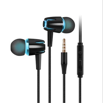 Kablolu Kulaklık Derin Bas Stereo Kulak Spor Kulaklıklar İçin Mic İle Xiaomi iPhone Samsung 3.5 mm Evrensel Kulakiçi Kulaklıklar