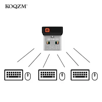 Kablosuz Dongle Alıcı Birleştirici USB Adaptörü Logitech Fare Klavye Bağlantı 6 Cihazı MX M905 M950 M505 M510 M525 Tek