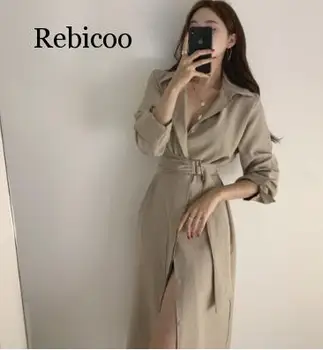 Kadın 2020 Rahat Kısa Kollu Parti Bodycon Kılıf Kuşaklı Elbise Slim fit Seksi uzun sleevesSplit parti elbise
