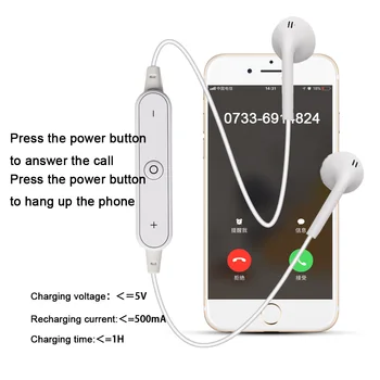 Kadın Erkek Unisex Yeni Şık Spor Boyun Bandı kablosuz kulaklık Bluetooth Kulaklık İçin Mic İle iPhone Xiaomi